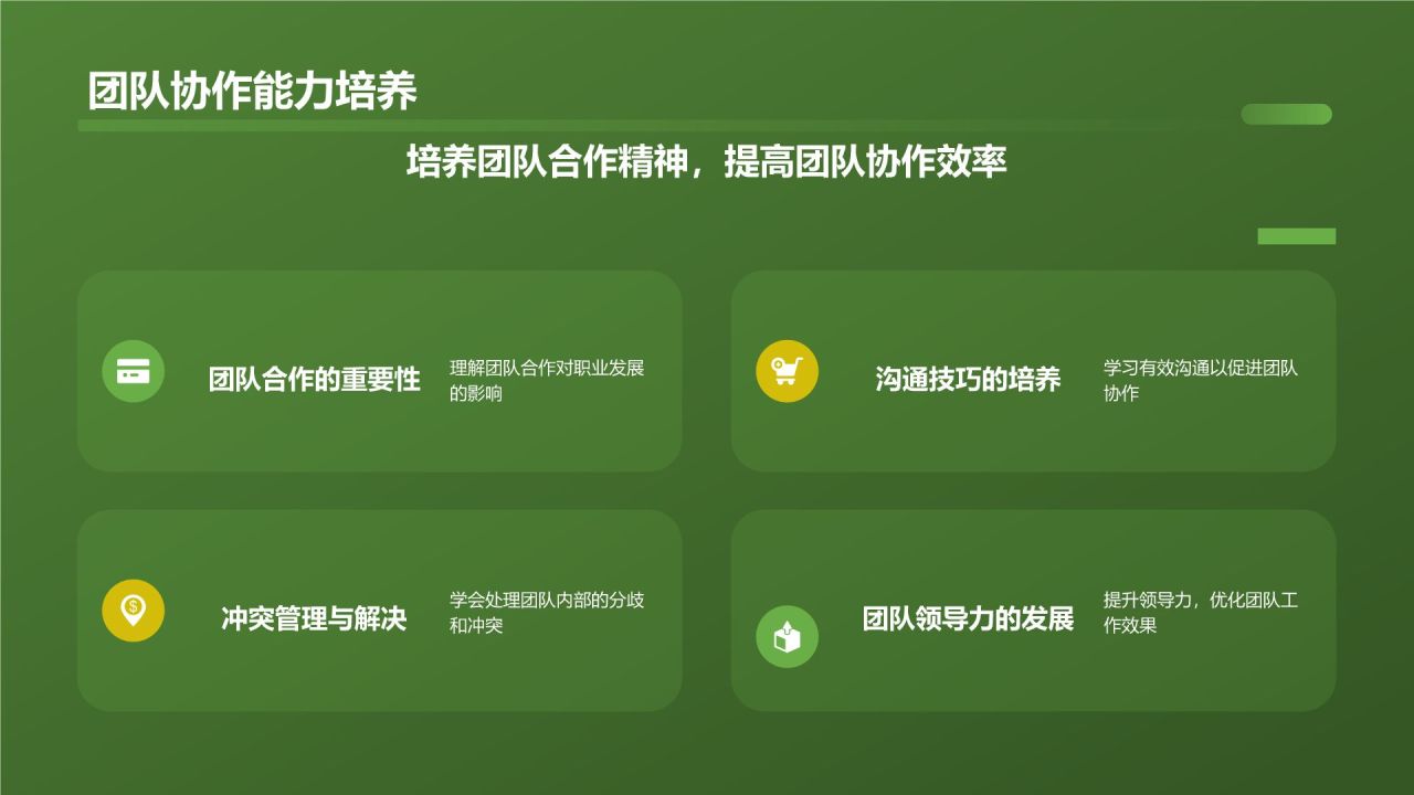 绿色摄影风大学生就业能力展示PPT模板