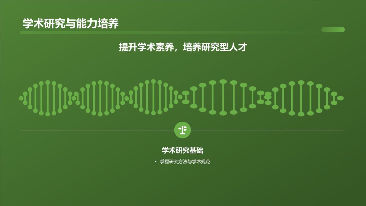 绿色摄影风大学生就业能力展示PPT模板