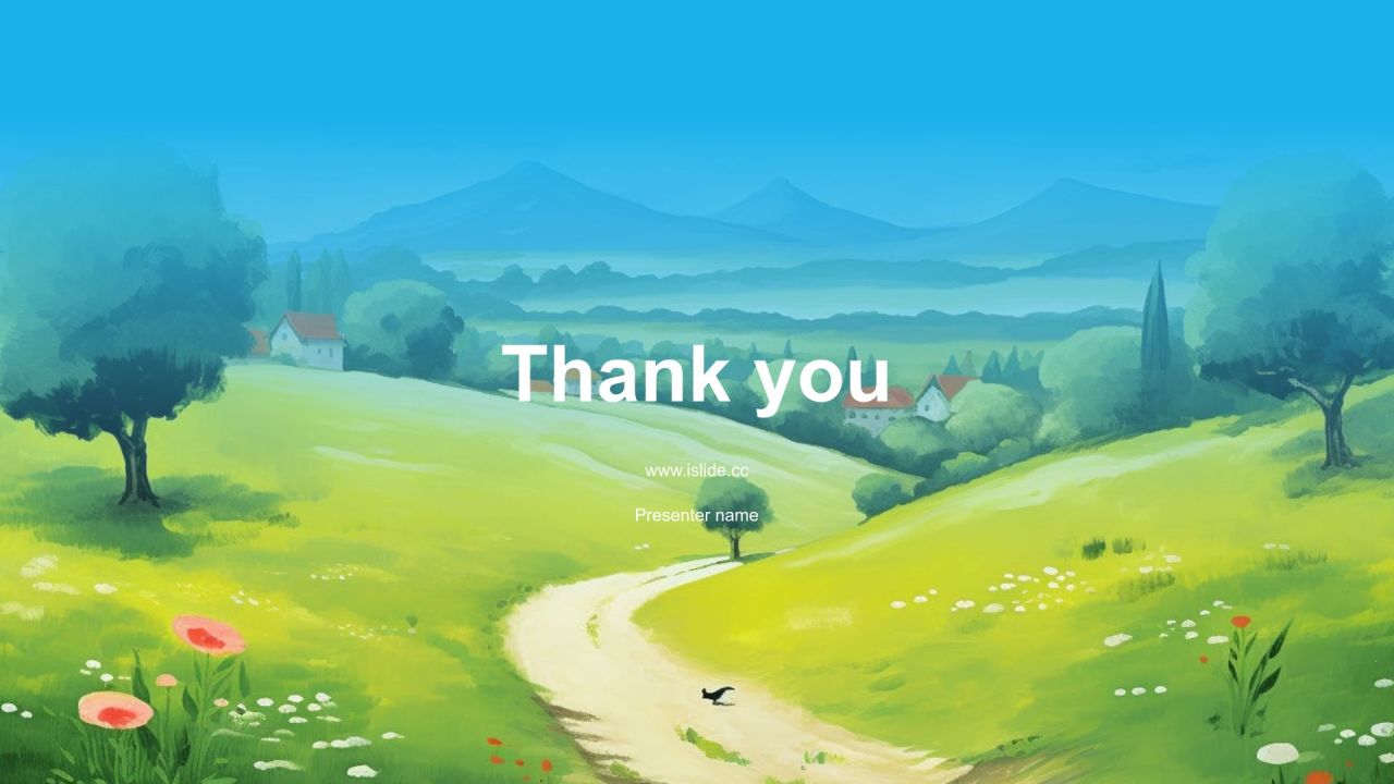 蓝色手绘风班委竞选自我介绍PPT模板