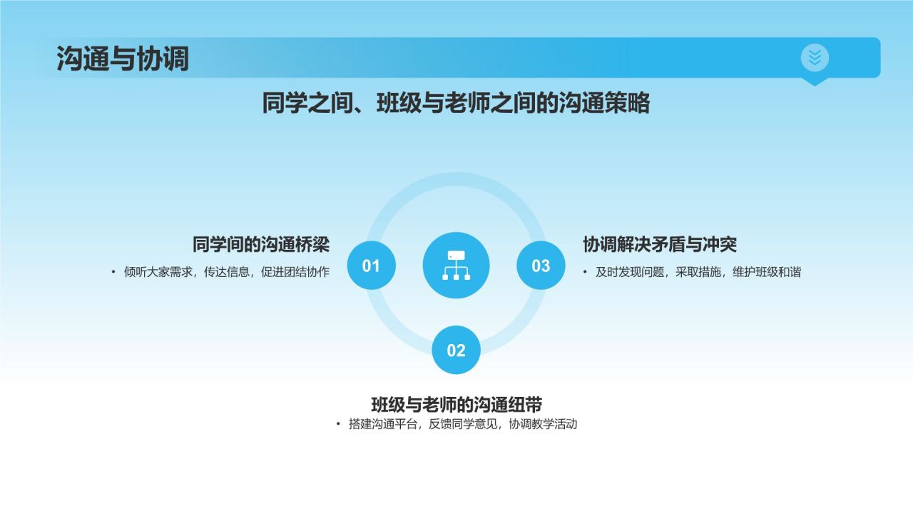 蓝色手绘风班委竞选自我介绍PPT模板