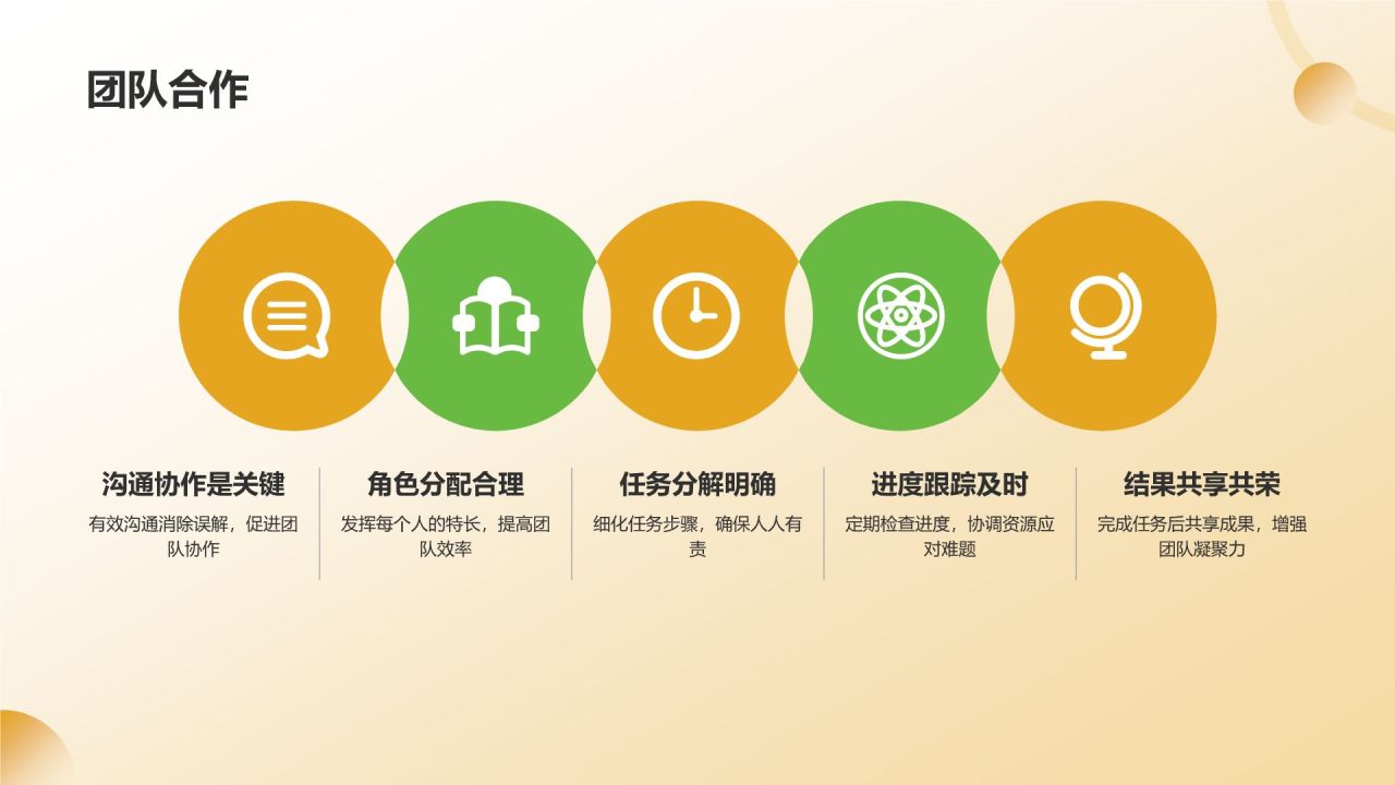 橙色手绘风班委竞选自我介绍PPT模板