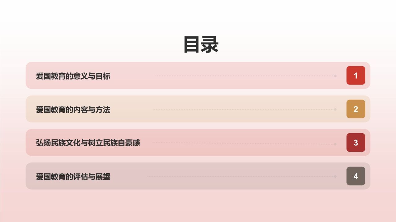 红色复古风爱国教育PPT模板