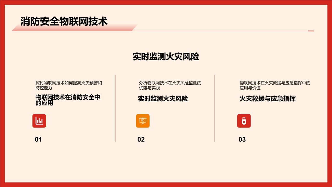 红色商务风消防安全PPT模板