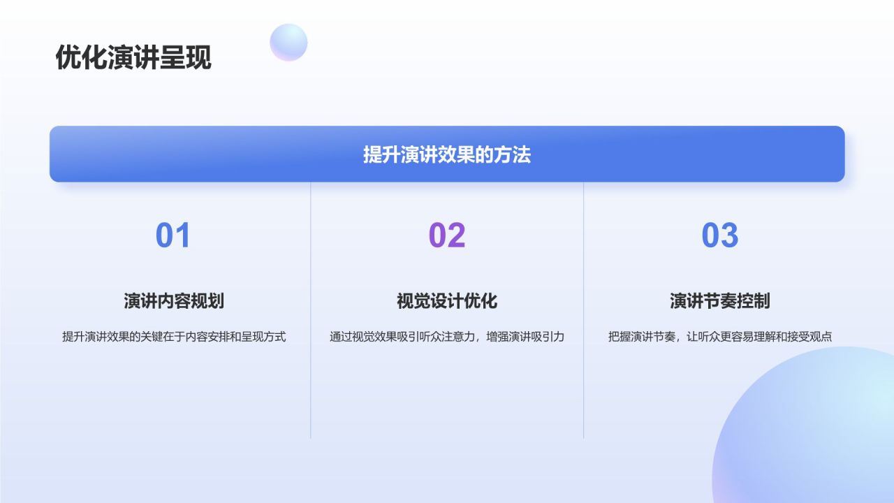 蓝色渐变风读书分享PPT模板