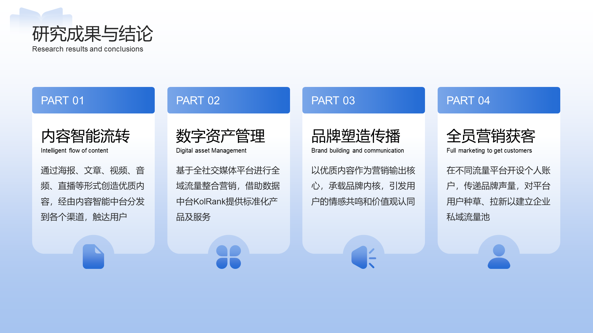蓝色简约通用毕业论文答辩PPT模板