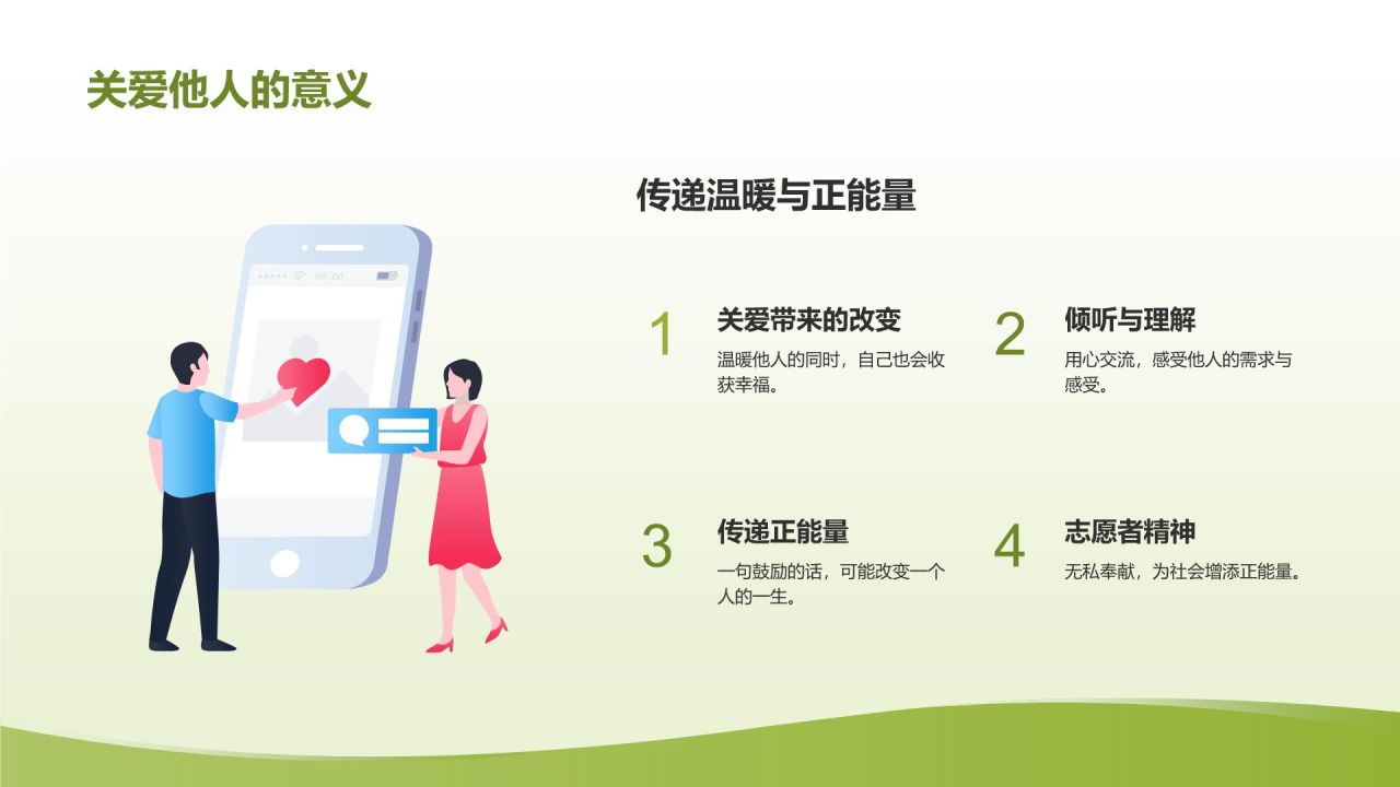 黄色简约风志愿者心得分享PPT模板