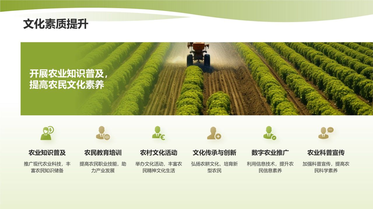 黄色渐变风农业科技培训PPT模板