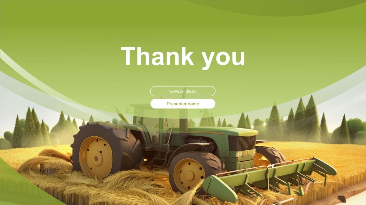 黄色渐变风农业科技培训PPT模板