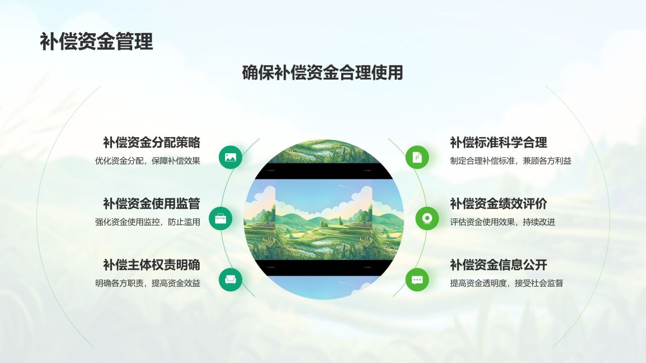 绿色插画风农业环境监测与保护PPT模板