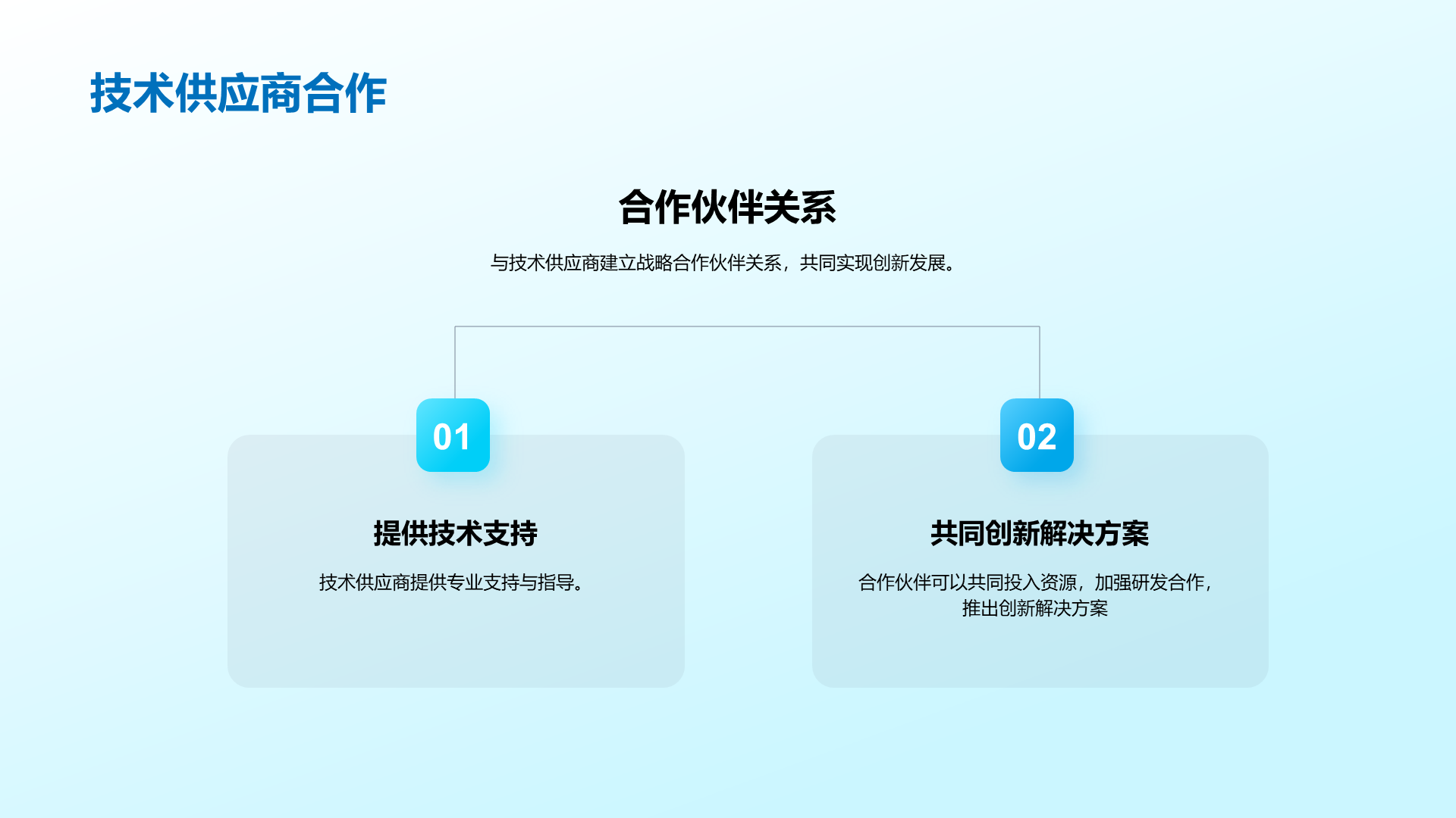 蓝色科技工业自动化技术研究报告PPT模板