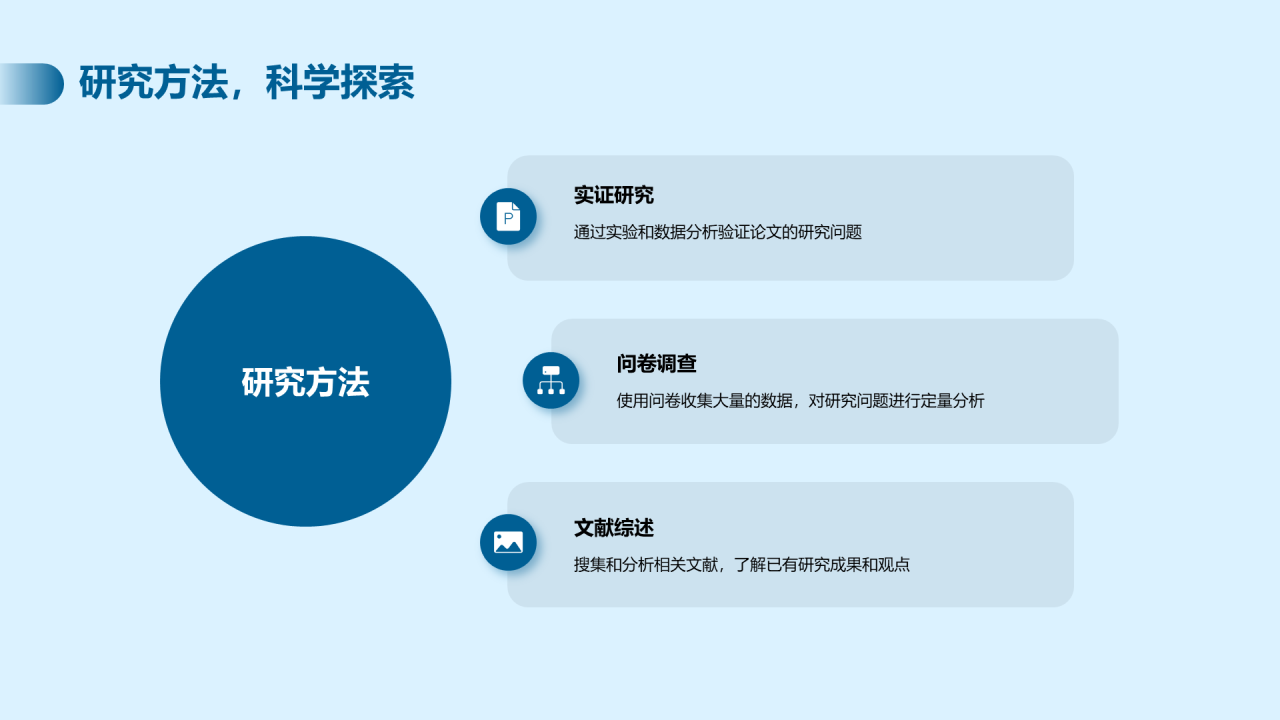 蓝色商务科技电子信息毕业答辩PPT模板