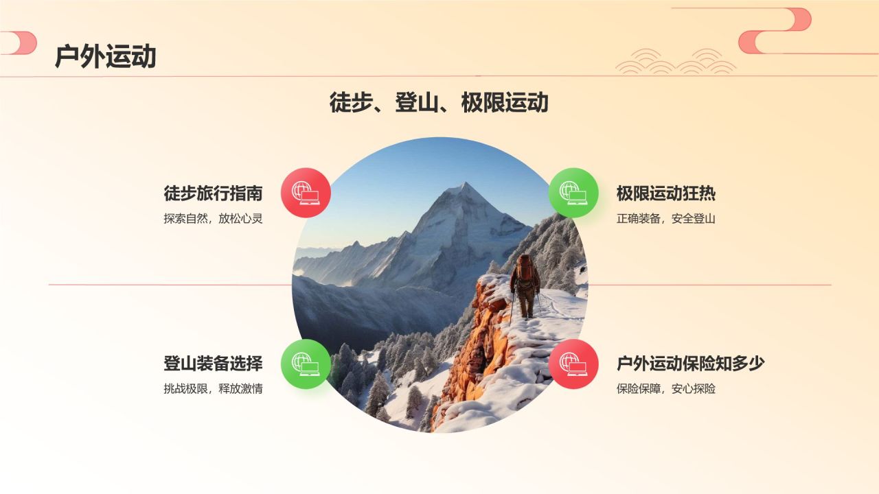 红色国潮风旅游文化宣传PPT模板