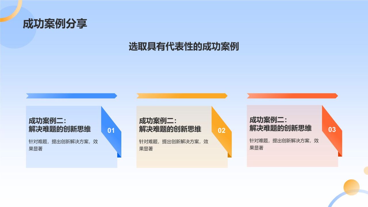 蓝色扁平风个人转正答辩PPT模板
