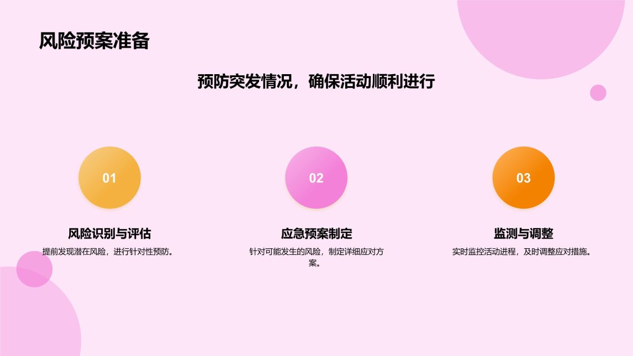 粉色插画风活动营销策划方案PPT模板