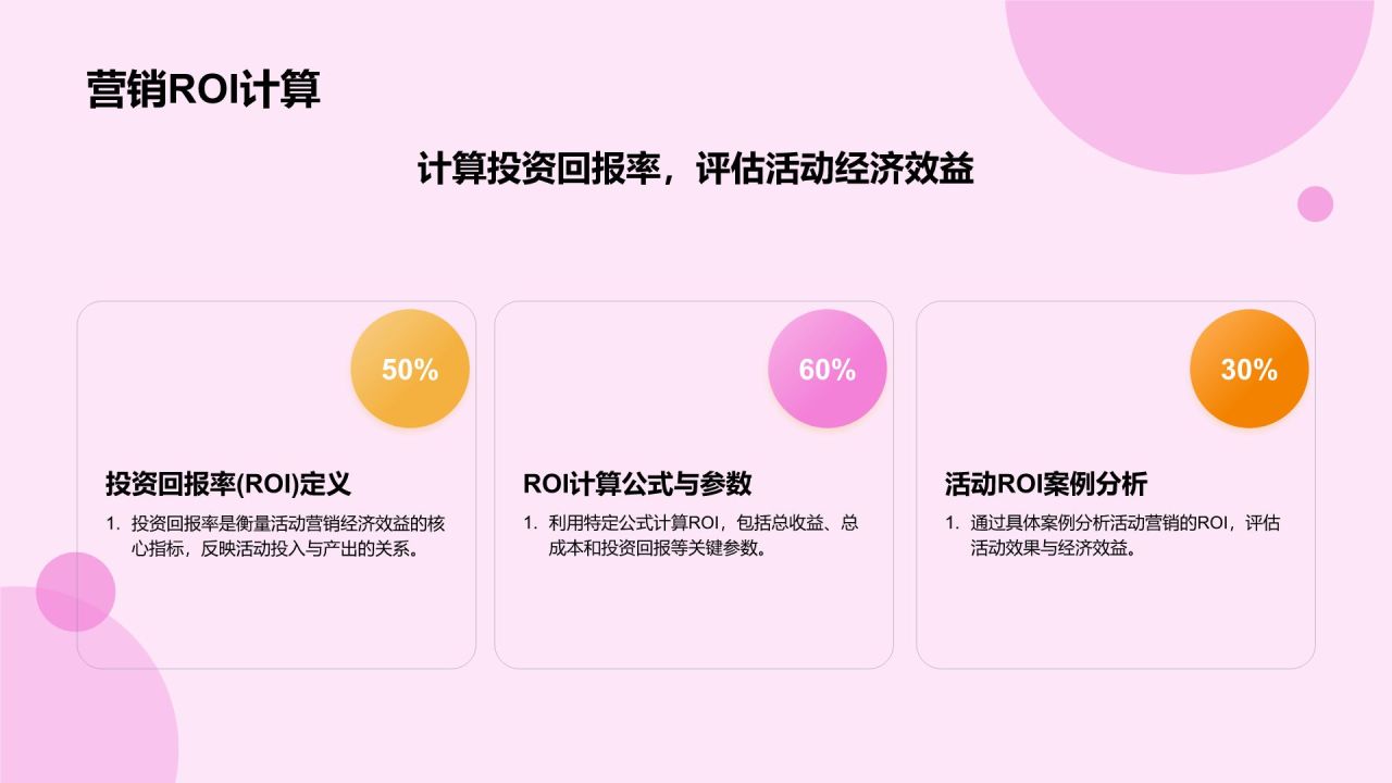 粉色插画风活动营销策划方案PPT模板