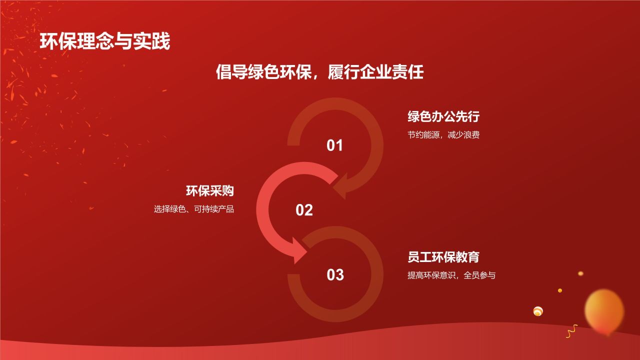 红色喜庆风企业表彰PPT模板