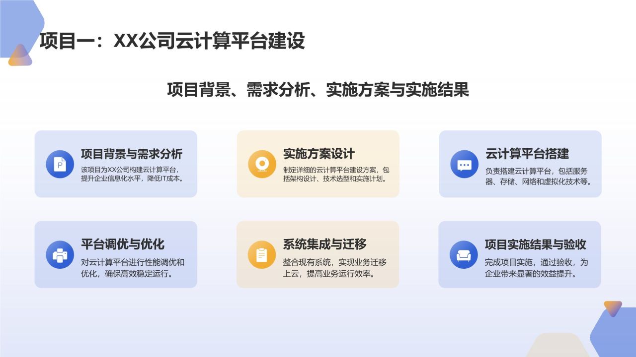 蓝色科技风云计算工程师求职简历PPT模板