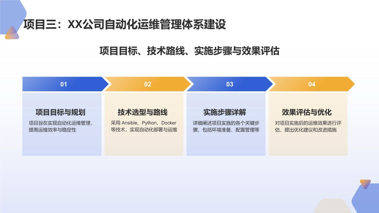 蓝色科技风云计算工程师求职简历PPT模板