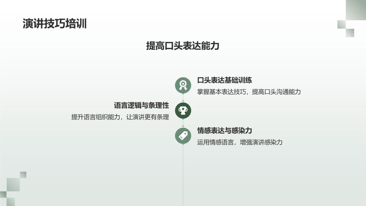 绿色商务风毕业答辩模拟实战PPT模板