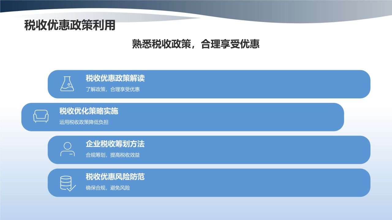 蓝色商务风企业财务金融优化策略PPT模板