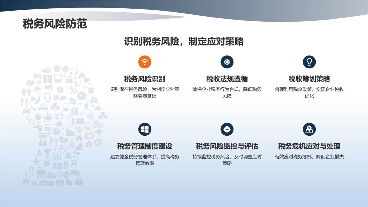 蓝色商务风企业财务金融优化策略PPT模板