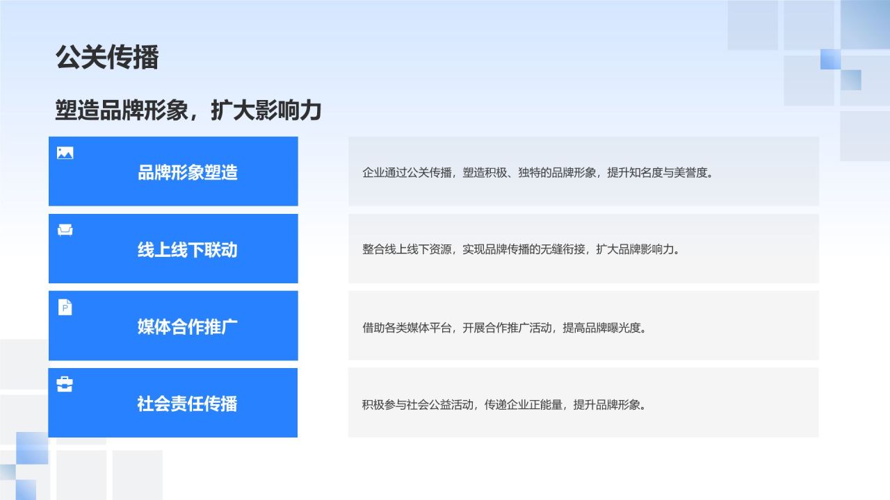 蓝色摄影风线上线下整合营销PPT模板