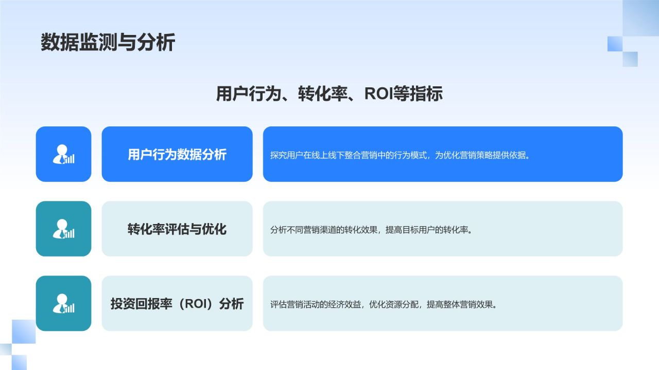 蓝色摄影风线上线下整合营销PPT模板