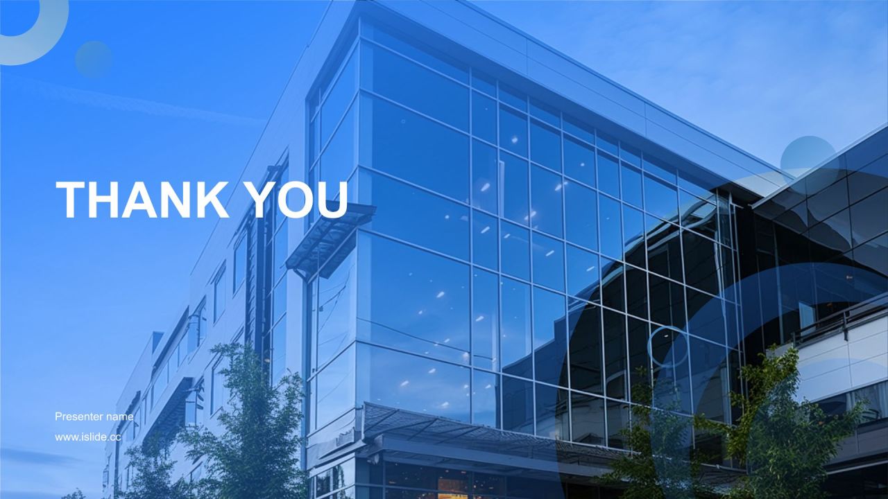 蓝色摄影风线上线下整合营销PPT模板