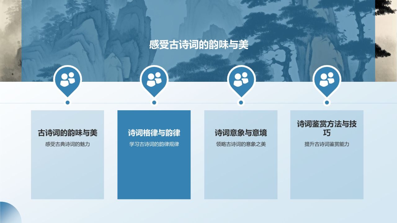 蓝色卡通风幼儿教育课件PPT模板