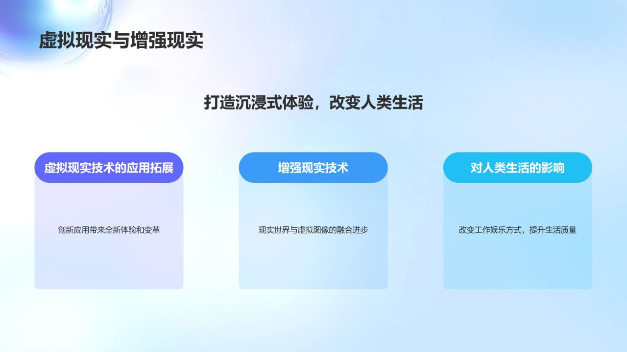 蓝色科技风创新通用PPT模板