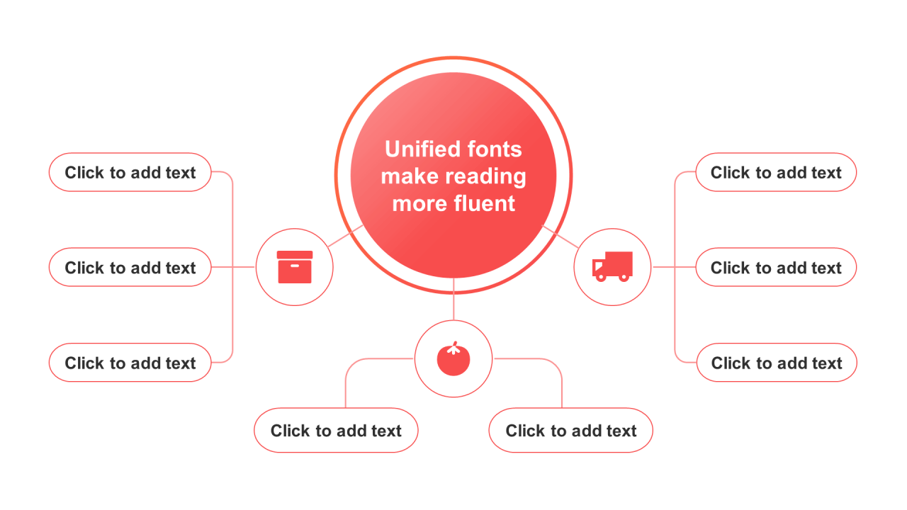 渐变PPT层次结构