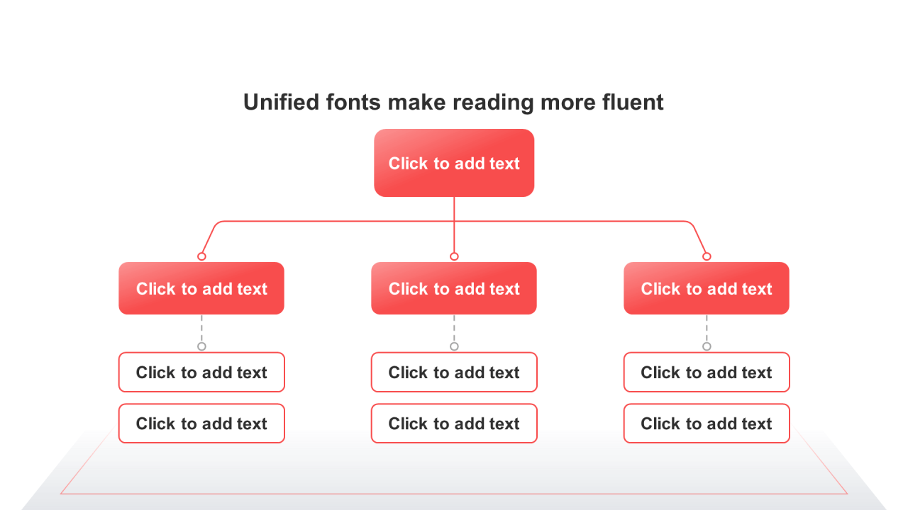 渐变PPT层次结构