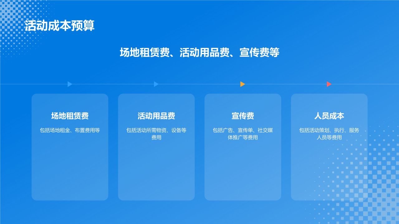 蓝色插画风活动营销策划方案PPT模板