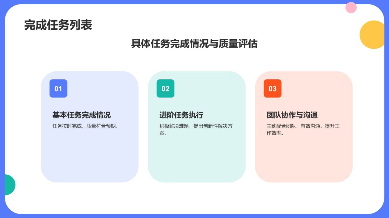 蓝色插画风实习期转正述职报告PPT模板