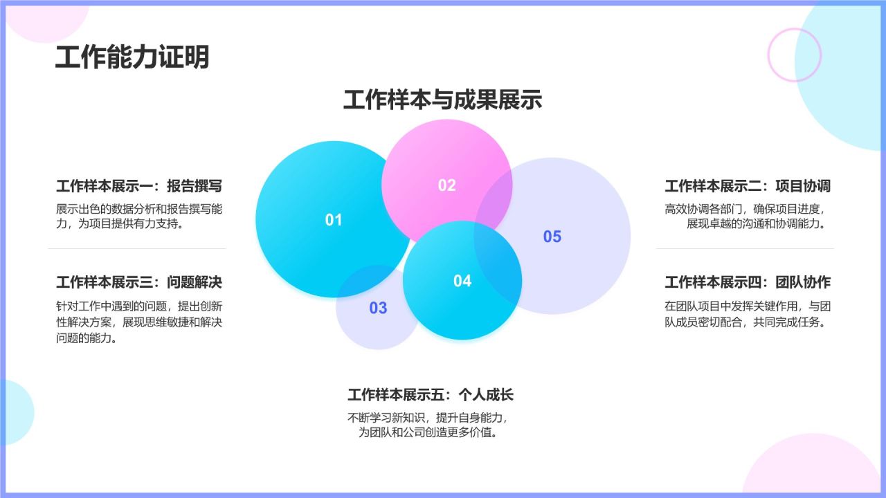 蓝色插画风实习期转正述职报告PPT模板
