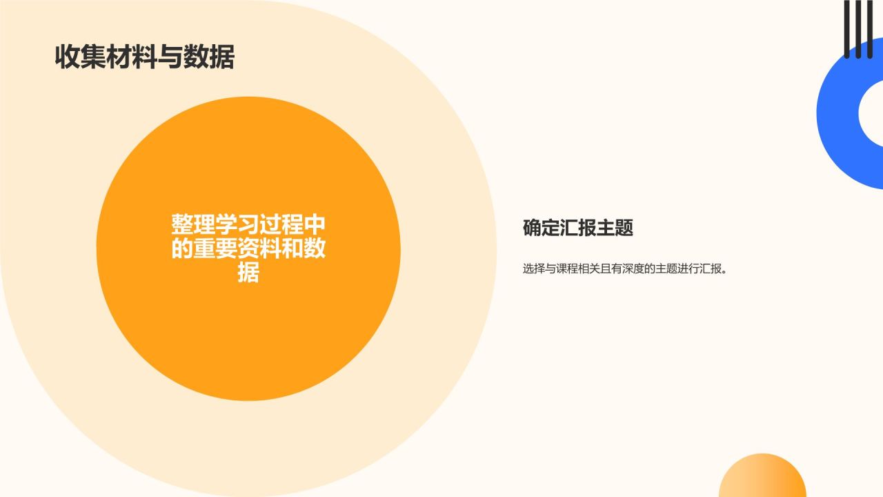 橙色孟菲斯大学生专业课汇报PPT模板
