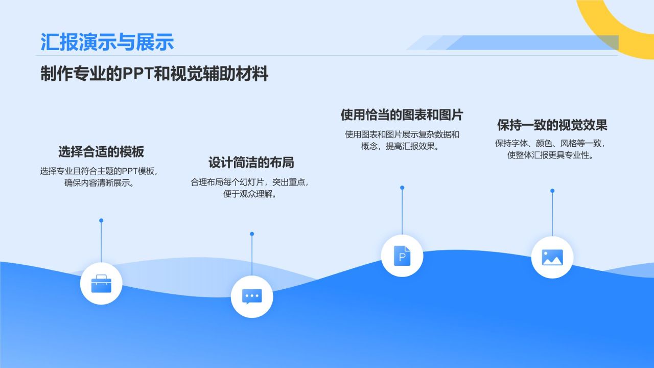 蓝色3D风大学生专业课汇报PPT模板