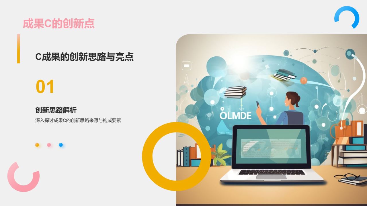 橙色扁平风小组作业汇报PPT模板