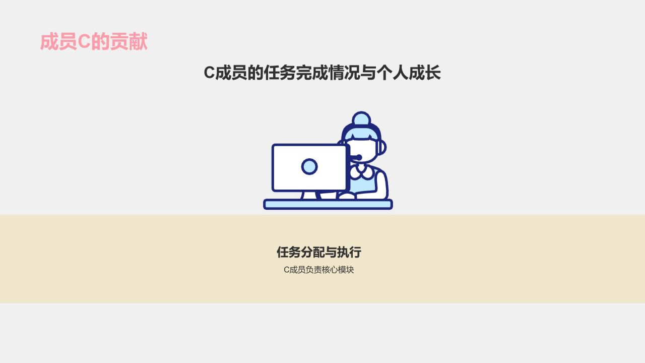 橙色扁平风小组作业汇报PPT模板