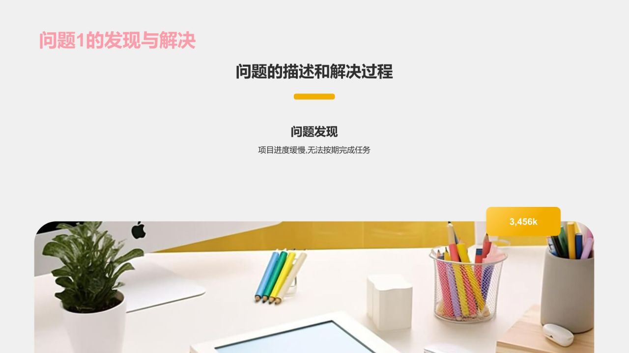 橙色扁平风小组作业汇报PPT模板