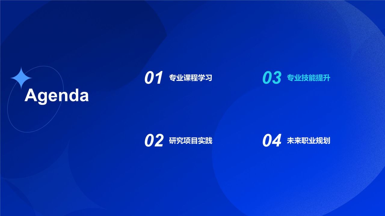 蓝色像素风大学生专业课汇报PPT模板
