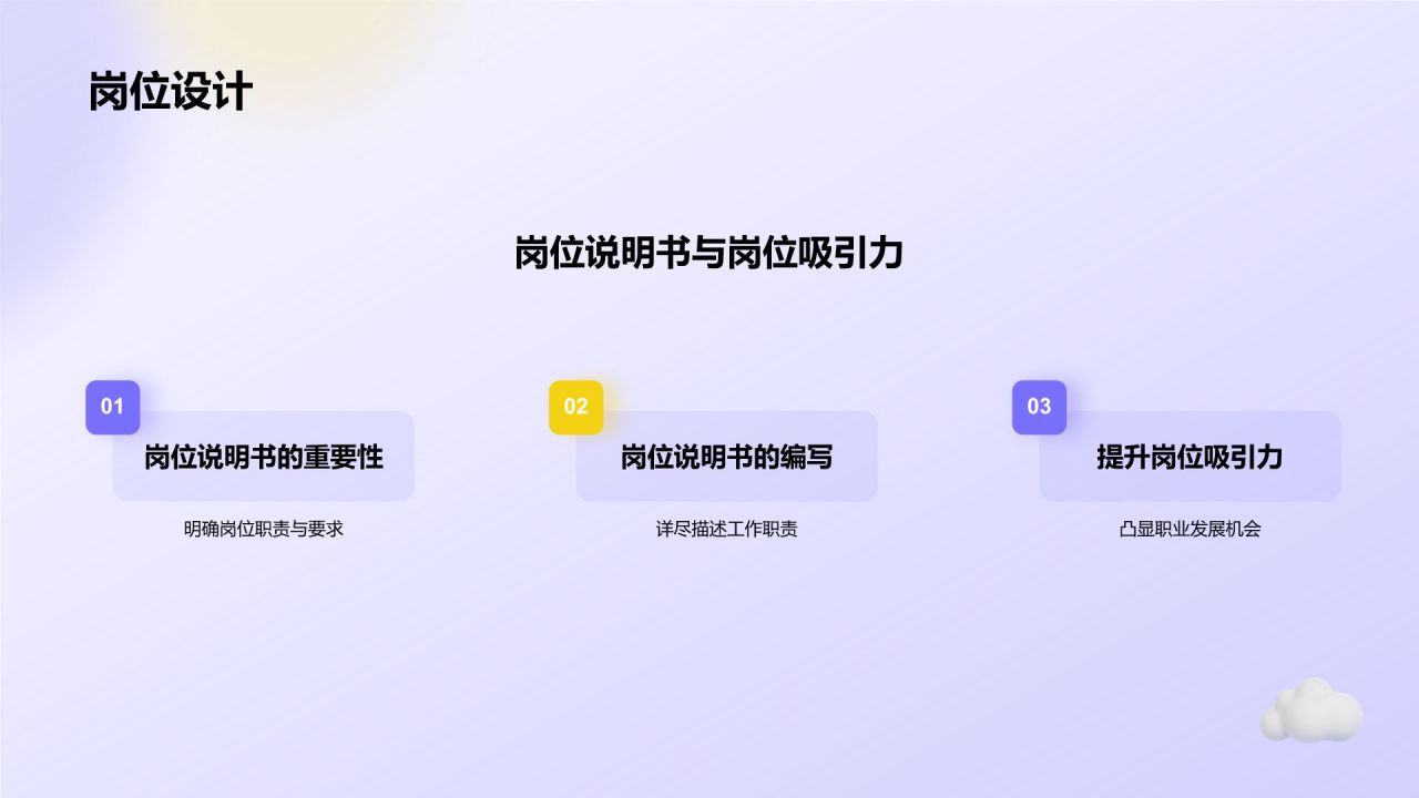 蓝色3D风春季招聘PPT模板