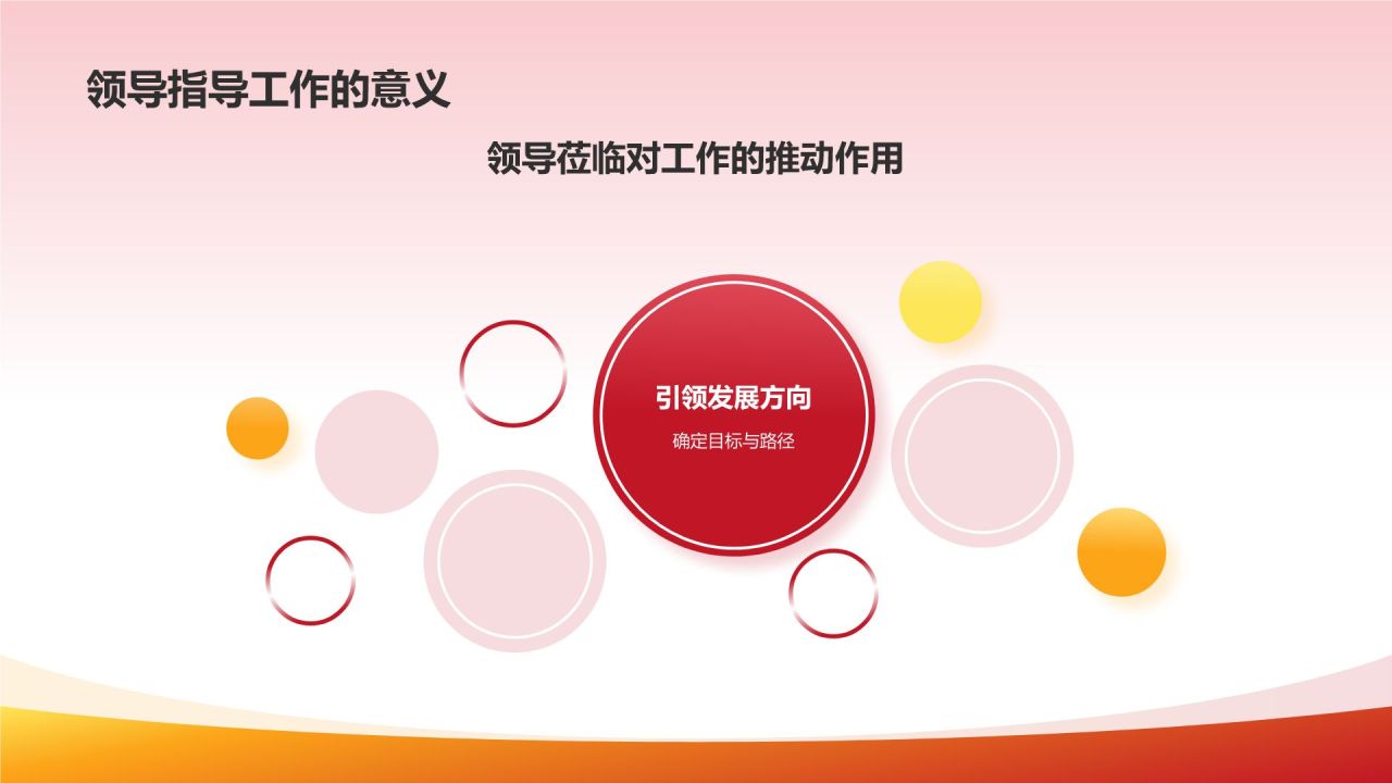 红色喜庆风热烈欢迎各级领导莅临指导工作PPT模板
