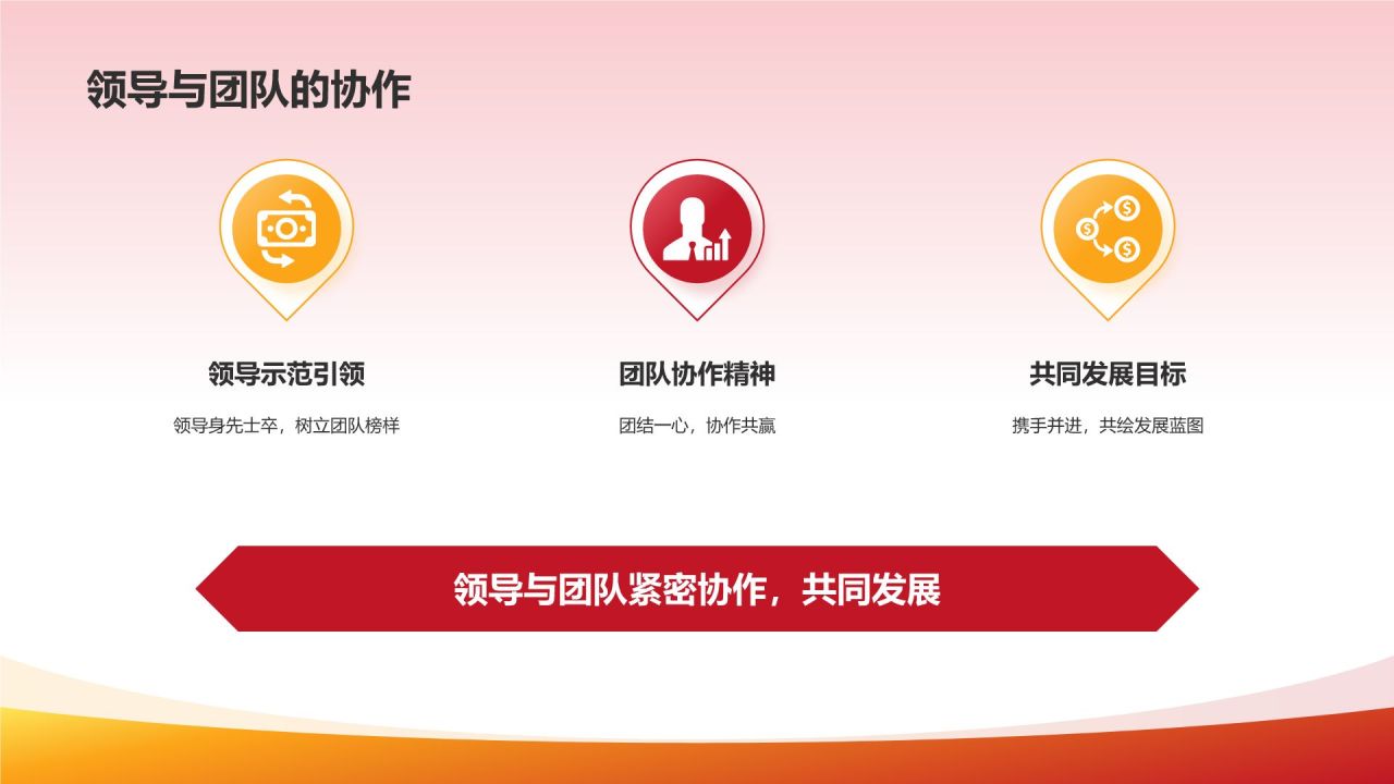 红色喜庆风热烈欢迎各级领导莅临指导工作PPT模板