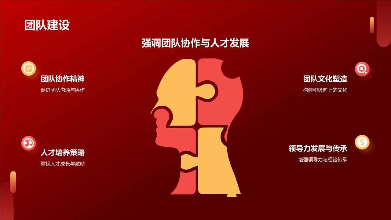 红色渐变风热烈欢迎各级领导莅临指导工作PPT模板