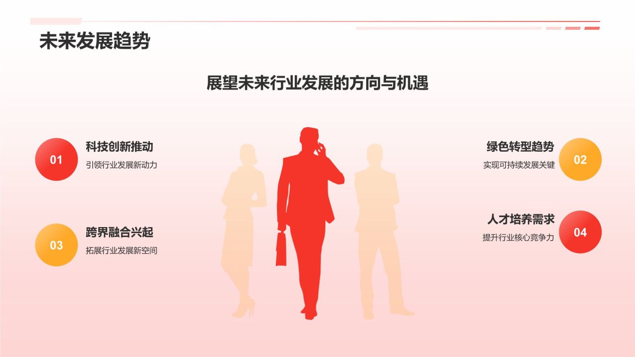 红色渐变风热烈欢迎各级领导莅临指导工作PPT模板