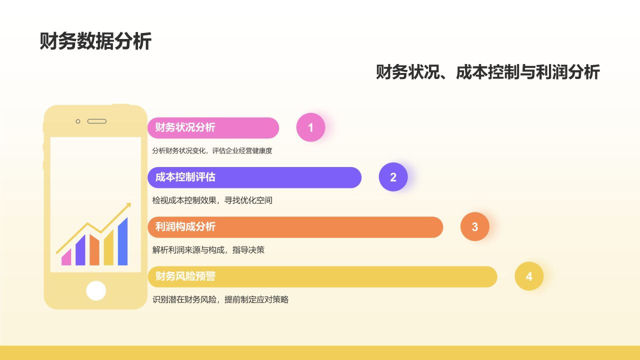 黄色插画风月度总结会议流程PPT模板