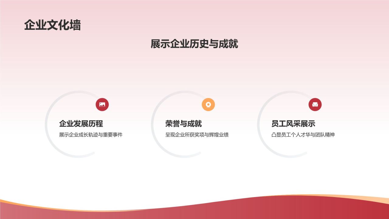 红色喜庆风企业表彰PPT模板