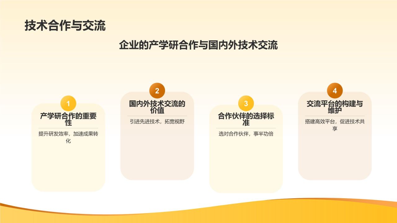 橙色商务风企业介绍PPT模板