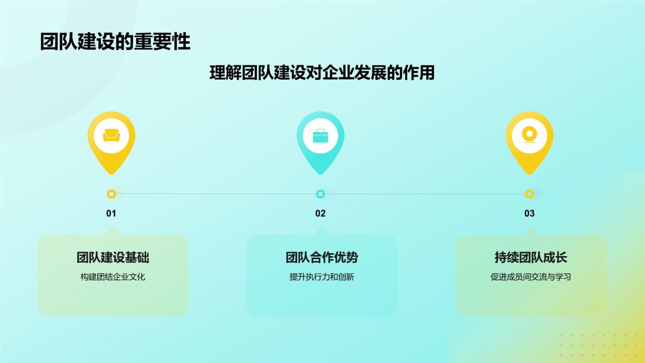 绿色插画风企业文化培训PPT模板